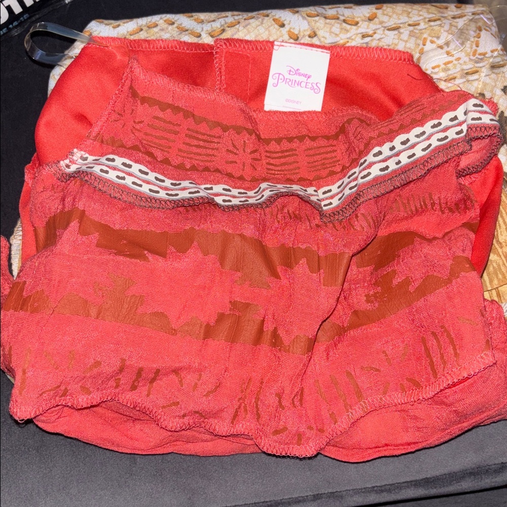 Moana AN Princess Red and Brown Skirt Costume